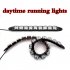 Daytime  Running  Lights Car Led Waterproof High power Lights Super Bright Curved Soft General purpose Modified Lights Ice blue 6 LEDs