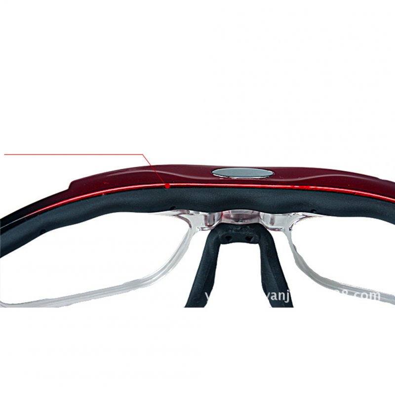 5pcs/set 0089 Polarized  Sports  Men  Sunglasses Protection Goggles Eyewear 5 Lens