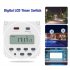 Dc 12v Lcd Digital Timer Programmable Time Week Date Display Energy saving Timer With Memory Function English 12v