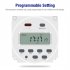 Dc 12v Lcd Digital Timer Programmable Time Week Date Display Energy saving Timer With Memory Function English 12v