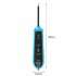 Dc 6 24v Automotive Electric Circuit Tester Voltage Polarity Tester with Test Light Probes Clips Buzzer Test Tool Blue