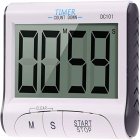 Dc101 Kitchen Cooking Timer With Large Lcd Display Screen Digital Timer Time Management Kitchen Gadgets White