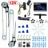 Dc12v Universal 2 doors Car Auto Electric Power  Window  Kit Lifter Low Noise Silent Operation Upgrade Modification Accessories Parts White