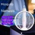 Dc3000v Foldable Electric Mosquito Racket Usb Rechargeable Mosquito Killer Fly Swatter Bug Zapper With Uv Light Upgrade Green