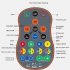 Dc5v 2a Led Projector Stage Light Colorful Remote Control Night Light For Disco Ktv Show Party Lighting Pentagram yellow light
