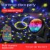 Dc5v 2a Led Projector Stage Light Colorful Remote Control Night Light For Disco Ktv Show Party Lighting Pentagram yellow light