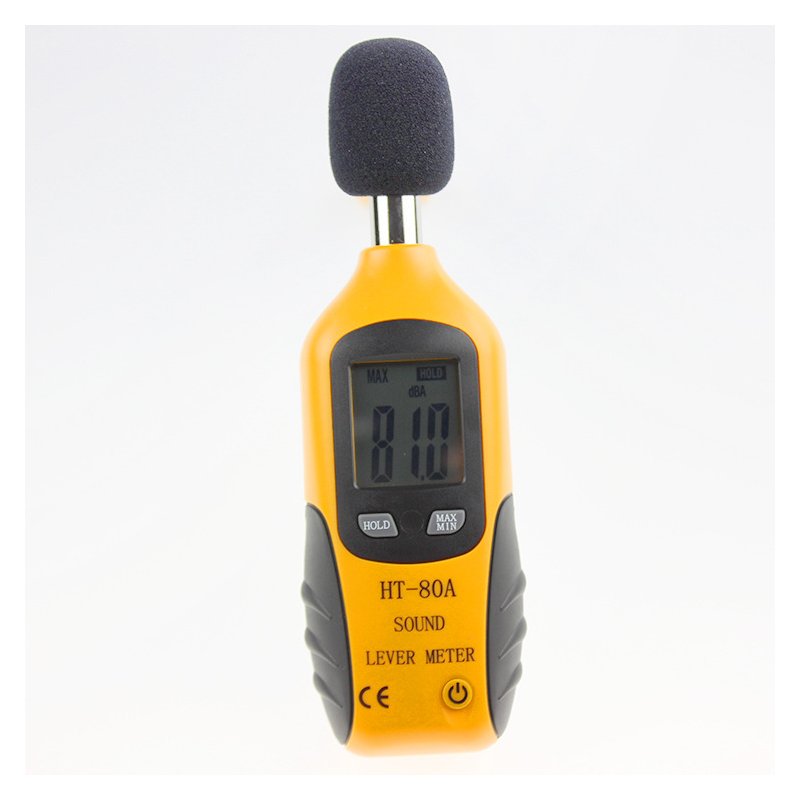 Decibel Meter, Digital Sound Level Meter HT-80A Audio Noise Measure Device Dual Ranges