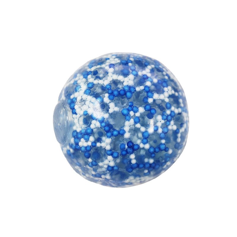 Decompress Vent Ball Stress Ball Squeeze Relax Jelly Beads Colourful Toy Hand Anti-stress Relief Pressure Ball Blue