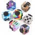 Decompression Magic Cube Stress Anxiety Relief Toys Multicolor Relaxing Cube Toys For Birthday Gift starry purple