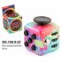 Decompression Magic Cube Stress Anxiety Relief Toys Multicolor Relaxing Cube Toys For Birthday Gift rainbow