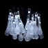 Decorate your garden  house  terrace  or bar with this colorful 4 5 meter LED light string that features 30 water drop shaped lights  