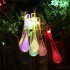 Decorate your garden  house  terrace  or bar with this colorful 4 5 meter LED light string that features 30 water drop shaped lights  