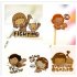 Decoration Sticker 24k Gold plated Mobile Phone Anti radiation Computer Sticker color