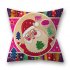 Decorative Polyester Peach Skin Christmas Series Printing Throw Pillow Cover 6  45 45cm