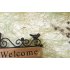 Decorative hanging  Welcome  Sign  Brown