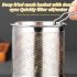 Deep Fryer Pot  Stainless Steel Frying Pan With Strainer Basket  Glass Lid  Handle  Home Kitchen Cooking Tools For Frying Fish  Shrimp  Chicken  Fries 1 3L pot 