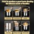 Deep Fryer Pot  Stainless Steel Frying Pan With Strainer Basket  Glass Lid  Handle  Home Kitchen Cooking Tools For Frying Fish  Shrimp  Chicken  Fries 1 3L pot 