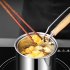 Deep Fryer Pot  Stainless Steel Frying Pan With Strainer Basket  Glass Lid  Handle  Home Kitchen Cooking Tools For Frying Fish  Shrimp  Chicken  Fries 1 3L pot 