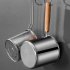Deep Fryer Pot  Stainless Steel Frying Pan With Strainer Basket  Glass Lid  Handle  Home Kitchen Cooking Tools For Frying Fish  Shrimp  Chicken  Fries 1 3L pot 