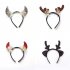 Deer Antlers Horn Shape Headband Hair Hoop for Halloween Party Wear 5  reindeer horn