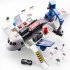 Deformation Aircraft Inertia Toys With Music Light Simulation Passenger Plane Track Alloy Car Model Toys For Kids Gifts Police