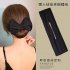 Deft  Bun  Hair  Bun  Maker Elastic Bands Classy Multicolor Cloth Magic Clip Fashion Flexible Reusable Bun Black