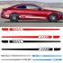 Delicate Universal Decals Car Stickers Full Body Car Side Styling Sticker red