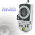 Deluxe Handheld Digital Compass with digital thermometer and clock functionality  Portable  practical  and priced right  Includes free car kit and free lanyard 