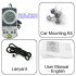 Deluxe Handheld Digital Compass with digital thermometer and clock functionality  Portable  practical  and priced right  Includes free car kit and free lanyard 