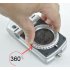 Deluxe Handheld Digital Compass with digital thermometer and clock functionality  Portable  practical  and priced right  Includes free car kit and free lanyard 