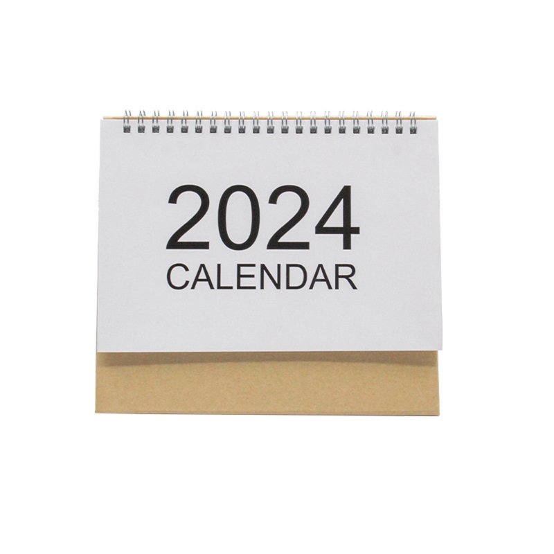 Desk Calendar 2024 Standing Flip Calendar Thick Paper Year Standing Desk Calendar 2024 For Home Office School