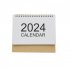 Desk Calendar 2024 Standing Flip Calendar Thick Paper Year Standing Desk Calendar 2024 For Home Office School small size