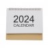 Desk Calendar 2024 Standing Flip Calendar Thick Paper Year Standing Desk Calendar 2024 For Home Office School Medium