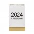 Desk Calendar 2024 Standing Flip Calendar Thick Paper Year Standing Desk Calendar 2024 For Home Office School Elevated