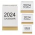 Desk Calendar 2024 Standing Flip Calendar Thick Paper Year Standing Desk Calendar 2024 For Home Office School Large size