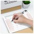 Desk Calendar 2024 Standing Flip Calendar Thick Paper Year Standing Desk Calendar 2024 For Home Office School Large size