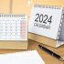 Desk Calendar 2024 Standing Flip Calendar Thick Paper Year Standing Desk Calendar 2024 For Home Office School Large size