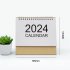 Desk Calendar 2024 Standing Flip Calendar Thick Paper Year Standing Desk Calendar 2024 For Home Office School Large size