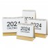 Desk Calendar 2024 Standing Flip Calendar Thick Paper Year Standing Desk Calendar 2024 For Home Office School Large size