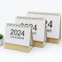 Desk Calendar 2024 Standing Flip Calendar Thick Paper Year Standing Desk Calendar 2024 For Home Office School Large size