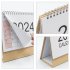 Desk Calendar 2024 Standing Flip Calendar Thick Paper Year Standing Desk Calendar 2024 For Home Office School Large size