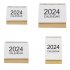 Desk Calendar 2024 Standing Flip Calendar Thick Paper Year Standing Desk Calendar 2024 For Home Office School Large size