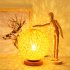 Desk Lamp Creative Bamboo Rattan Night Light USB Power Supply Table Lamp Bedroom Bedside Home Art Decorations For Children s Rooms Bedroom Living Room Dormitori