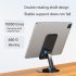 Desk Mobile Phone Holder Stand Non slip Portable Disc Tablet Rotation Angle Adjustable Folding Bracket Black
