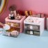 Desk Organizer With 2 Drawer Desktop Storage Box Business Card Pen Stationery Holder Makeup Organizer For Office School Home White
