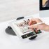Desktop Aluminum Alloy Phone Tablet Holder Stand Desktop Phone Bracket Mount Office Desk Adjustable Display Cradle black