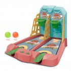 Desktop Arcade Basketball Game Mini Basketball Court Double Battle Parent-child Interactive Tabletop Toys Rose Red