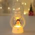 Desktop Luminous Small Oil Lamp Ornaments Santa Claus Christmas Tree Snowman Christmas Element Window Lantern Decoration Portable Wind Light Christmas tree