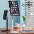 Desktop  Stand Holder For Ipad Tablet Imini 360 Rotation Shoot Video Live Streaming Zoom Meeting white