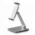 Desktop Stand Phone Tablet Holder Phone Bracket Adjustable Aluminum Alloy Mount for 4 14inch Device Silver